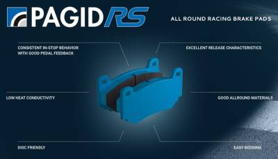 Pagid Racing - Pagid Racing RS 44 (2407-44) 986/987 Boxster/Cayman Front