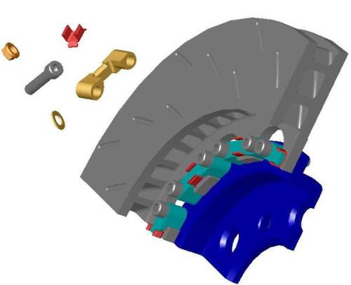 Brake Rotors Two-piece - Replacement Hardware