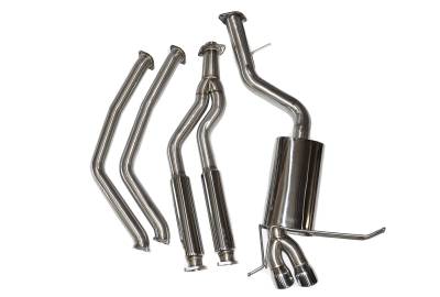 Berk Technology  - Berk 135i Downpipe Back Street Performance Exhaust (BT1801-MMP)