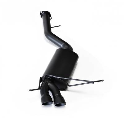Berk Technology  - Berk 135i Axle-Back Satin Black Coated Street Performance Exhaust (BT1801-M-HPC)