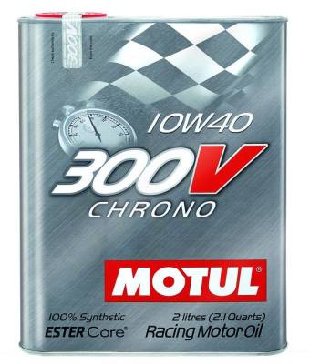 Motul  - Motul 300V CHRONO 10W40 (2L/2.1Quart) ***Case of 10***