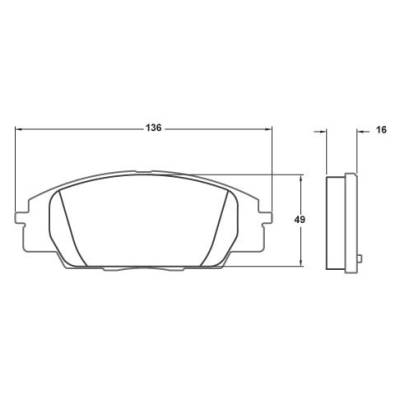 Performance Friction  - Performance Friction Brake Pads 0829.11.16.44 Honda S2000 Front