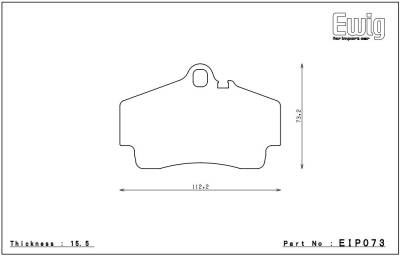 Endless  - Endless ME20 EIP073 Porsche Brake Pads Porsche 