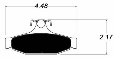 Raybestos - Raybestos ST-47 R413.12 Brake Pads Rear