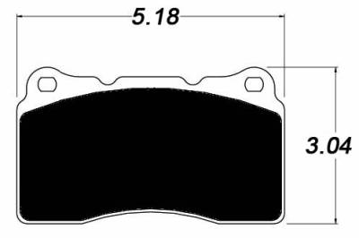 Raybestos - Raybestos ST-43 R1001.15 Brake Pads Front Mitsubishi Evo / Subaru STI / FK8 Civic Type R 