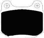 Raybestos - Raybestos ST-43 R961.14 Brake Pads Rear Mitsubishi Evo / Subaru STI 