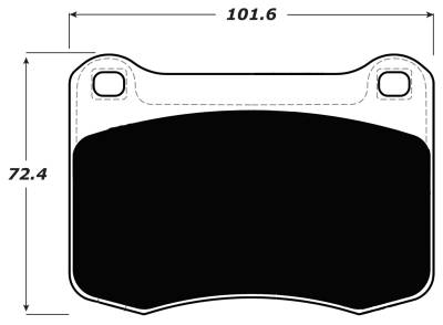Porterfield - Porterfield R4-S AP1366 Brake Pad Rear Lexus IS-F