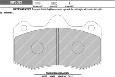 Ferodo  - Ferodo DS2500 FRP3083H
