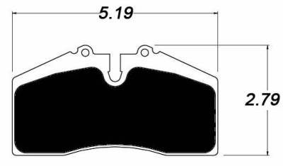 Raybestos - Raybestos ST-43 R609.17 Porsche / Stoptech Brake Pads