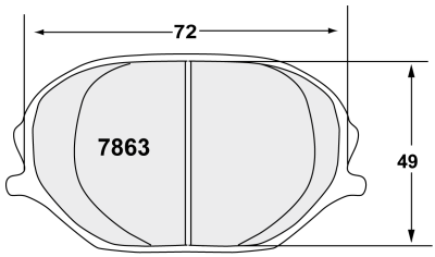 Performance Friction  - Performance Friction Brake Pads 7863.11.16.44 For PFC ZR31 Caliper (8 Pads)