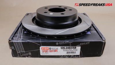 StopTech - StopTech Sport Slotted Rotor Rear Right E36 BMW M3 (95-99) 