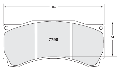 Performance Friction  - Performance Friction Brake Pads 7790.01.18.44