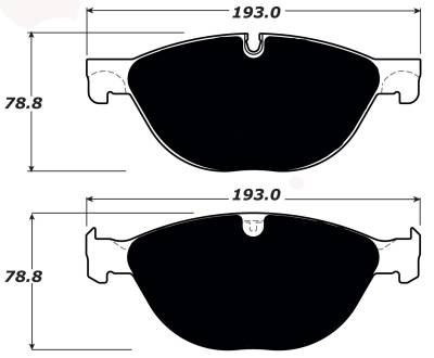 Porterfield - Porterfield R4-S AP1448 Brake Pad Front Jaguar XKR/XFR