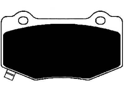 Raybestos - Raybestos RC1718 ST-43 Brake Pads Chevrolet Corvette Z06/GS C7 + SS 1lE (Iron Rotors) Rear