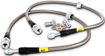 StopTech - StopTech Stainless Steel Brake Lines Front C6 Corvette (GS / Z06) 