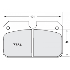 Performance Friction  - Performance Friction Brake Pads 7754.11.16.44 