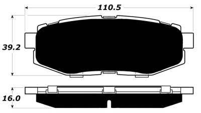 Raybestos - Raybestos ST-43 R1124.16 Brake Pads 