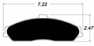 Raybestos - Raybestos ST-43 R731.15 Brake Pads Front (C5 & C6 Base) 