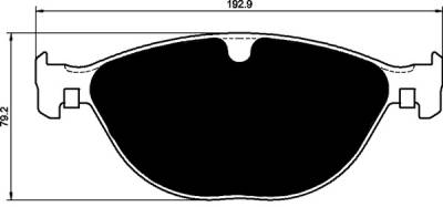 Porterfield - Porterfield R4-S AP1750 Brake Pad Front Jaguar F-Type R (Steel Brakes) 