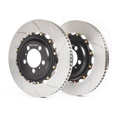 Girodisc - Girodisc A2-224 Rear 2-Piece Rotors for Giulia Quadrifoglio with OEM Iron Rotors