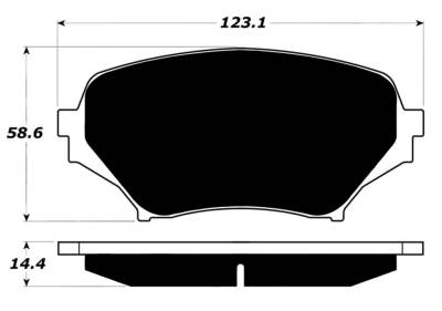 Porterfield - Porterfield AP1179 R4-E (Endurance) Brake Pad 