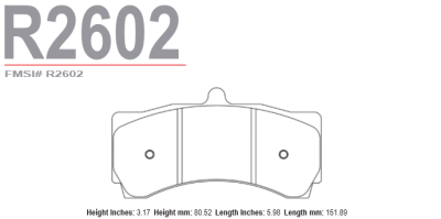 Raybestos - Raybestos R2602.18 ST-47 Brake Pads AP Racing 9660 / 5060 Caliper