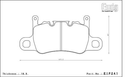 Endless  - Endless W008 EIP241 Brake Pads 