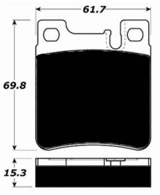 Porterfield - Porterfield R4 AP603 Brake Pad Rear