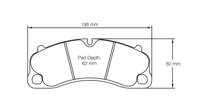 Pagid Racing - Pagid RSL1 (4924-RSL1) Brake Pads Porsche 911 Turbo/GT3 (991) /GT4 Front 