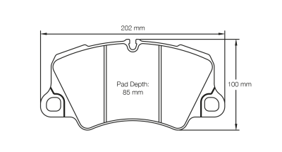 Pagid Racing - Pagid Racing RSC1 (4580-RSC1) Ferrari F8 Tributo / 488 / 488 Pista / 458 Speciale (Front) *Carbon Caeramic Only* 