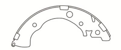 Porterfield - Porterfield R4 SHOE913 Brake Shoes Honda Fit