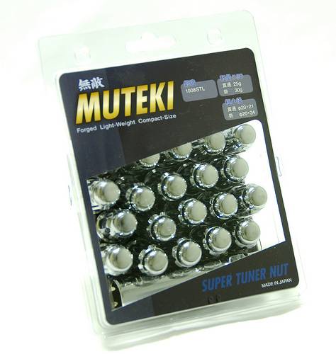 Muteki - Muteki Short Closed End Lugs Chrome