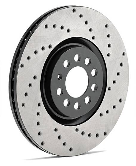 StopTech Cross Drilled Solid Rotor