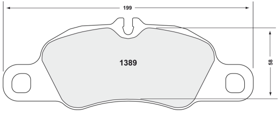 Performance Friction Brake Pads 1389.11.17.44 Porsche Cayman S / Boxter S (981)