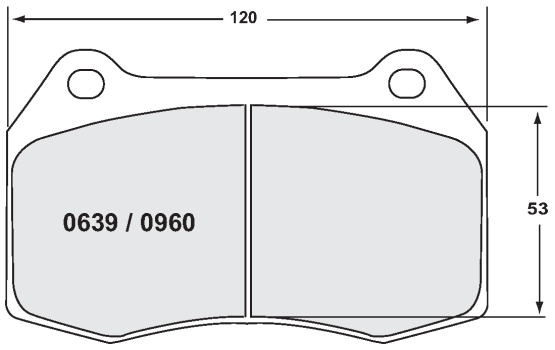Performance Friction Front Brake Pads 0960.11.17.44 Nissan 350z Grand Touring 