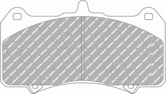 Ferodo  - Ferodo DS2500 FRP3147H AP RadiCal 8520 (RadiCal 2)