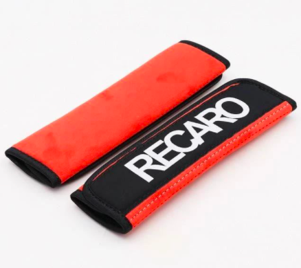 Recaro  - Recaro Branded Harness Pads Red