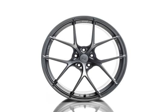 Titan7 - Titan7 T-S5 FORGED 5 SPOKE WHEEL 18X10 +25 (5x120) - SQUARE, SATIN TITANIUM