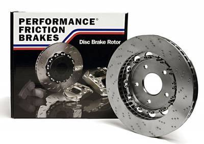 Performance Friction  - Performance Friction Direct Drive 318.067.87/88 Front pair for Porsche 997 & 996 (base) + 986 & 987  Boxster/Cayman (All - Including S and R models)