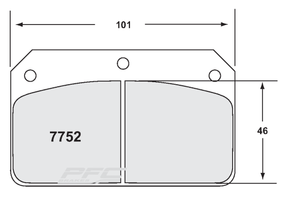 Performance Friction  - Performance Friction Brake Pads 7752.01.12.44 OUTLAW, SIERRA, WILWOOD Dynalite Fitment