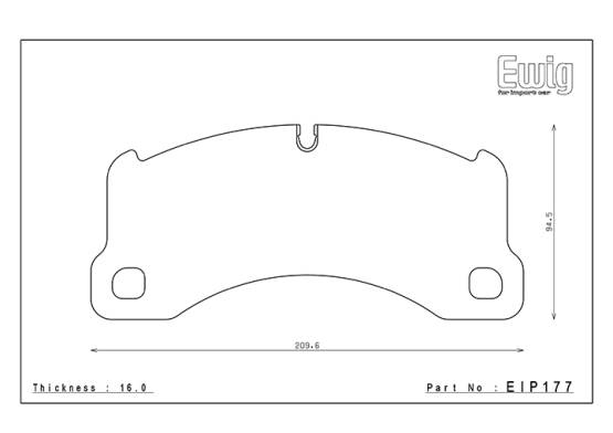 Endless  - Endless CC-Rg EIP177 Brake Pads