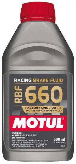 Motul  - Motul RBF 660 - Racing DOT 4 (500mL/ 1.05 US Pint) *** CASE OF 12***