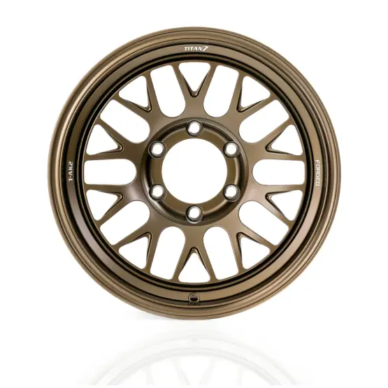 Titan7 - Titan7 T-AK2 FORGED ALL TERRAIN WHEEL 20x9 +5 (6-139.7) - DODGE RAM TRX - TECHNA BRONZE