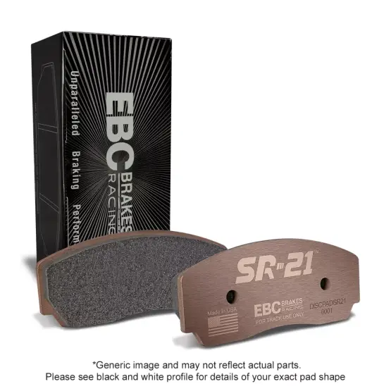 EBC Brakes  - EBC Racing Alcon DP8080.18SR21 CAR89 SR-21 Sintered Race Brake Pads