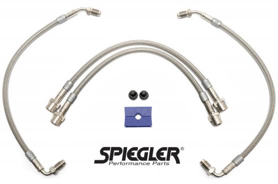 Spiegler Performance Parts - Spiegler Stainless Brake Lines - Porsche Front 4 Line Kit