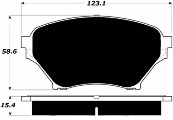 Porterfield - Porterfield AP890 R4-E (Endurance) Brake Pad