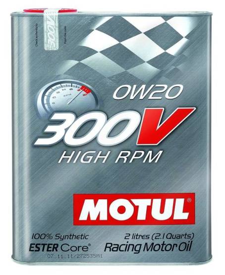 Motul  - Motul 300V HIGH RPM 0W20 (2L/ 2.1Quart)