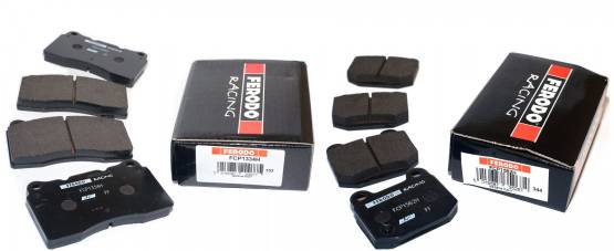 Ferodo  - Ferodo DS2500 Front and Rear Brake Pads EVO VIII / IX (FCP1334H and FCP1562H)