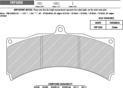 Ferodo  - Ferodo DS2500 FRP3000H - Image 3