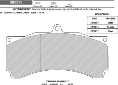 Ferodo  - Ferodo DS3000 FRP3014R - Image 3